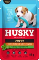 Husky Meatlovers Puppy Wet Food Sachet - Tender Chicken and Barley Flavour Photo