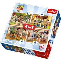 Trefl -4-in-1 Toy Story 4 Puzzle Box Set Photo