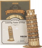 Robotime Classical 3D Wooden Puzzle - Leaning Tower of Pisa Photo