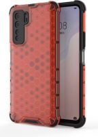CellTime Huawei P40 Lite 5G Shockproof Honeycomb Cover - Red Photo