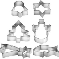 Tescoma Delicia Christmas Cookie Cutters on Ring Photo