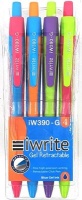 iwrite Colourful Gel Retractable Ballpoint Pens with Blue Ink Photo