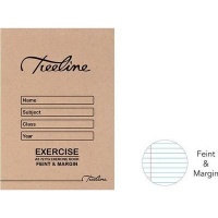 Treeline A5 Feint and Margin Exercise Book Photo