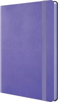 Bantex A5 PU Flexicover Lined Journal Notebook - Purple Photo