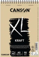 Canson A5 XL Kraft Sketch Pad Spiral - 90gsm Photo