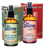 skinSOOTHE Combo Bush & After Sun for exposed skin sunburn insect bites and tired aching limbs Photo