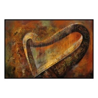 Fancy Artwork Canvas Wall Art :Celtic Melodies By Abstract Harmonies Acrylic - Photo