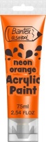 Bantex @School Acrylic Paint - Neon Orange Photo