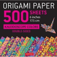 Tuttle Publishing Origami Paper 500 Sheets Kaleidoscope Patterns 6" - 12 Double-Sided Designs Photo