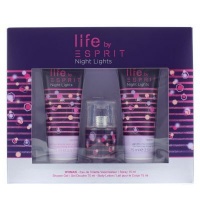 Esprit Life - Night Lights Women's Gift Set - Eau de Toilette & Shower Gel & Body Lotion - Parallel Import Photo