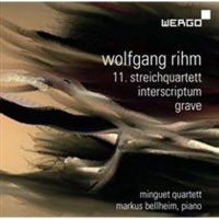 Wergo Wolfgang Rihm: 11. Streichquartett/Interscriptum/Grave Photo
