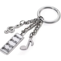 Troika Symphony Keyring with 3 Charms Photo