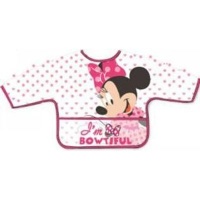 Poplar Linens Disney Baby Minnie Mouse Sleeved Peva Bibs Photo