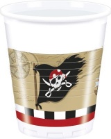 Procos Pirate's Treasure Map - 8 Plastic Cups Photo