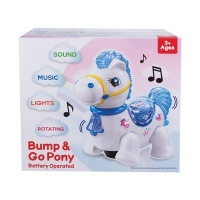 Classic Books Bump & Go Pony Baby Toys Lights & Sounds Battery Operated Photo