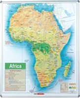 EDU BD MAP AFRICA 1230x920mm MAGNETIC WHITE Photo