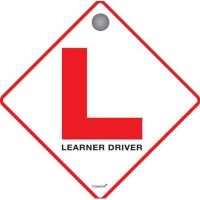 Tower Learner Vehicle Sign with Suction Cup Photo