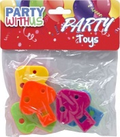 Party With Us Party Favour Voice Whistles 5's Photo