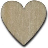 Dala Crafter Wood Cut Pieces Heart Photo