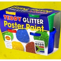 Teddy Glitter Poster Paint Set Photo