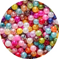 Dala Acrylic Pearl Coloured Beads Photo