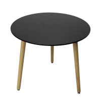 Fine Living - Constance Round Dining Table - Black Photo