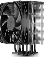 DeepCool GAMMAXX GTE V2 Processor Cooler 12 cm Black 1 pieces 120mm fan 4 copper pipes 500-1650 RPM 2.1 mmH2O PWM Photo