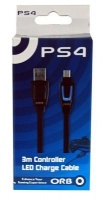 Orb Playstation 4 Controller USB Charge and Play LED Cable Photo