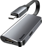 Baseus Little Box Series USB Type-C & HDMI with PD 60W HUB Photo