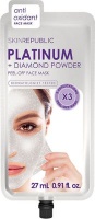 Skin Republic Platinum Diamond Powder Anti-Oxidant Peel Off Face Mask - 3 Applications Photo