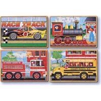 Melissa Doug Melissa & Doug Chunky Jigsaw Puzzle - Vehicles Photo