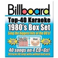 Sybersound Records Billboard 1980'S Top 40 Karaoke Box S CD Photo