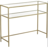 Lifespace Quality Console Hall Table with Gold Frame Photo