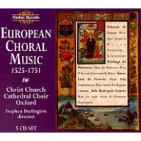 Nimbus Alliance European Choral Music 1525 - 1751 Photo
