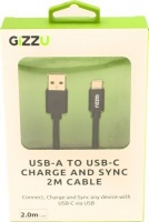 Gizzu USB-A 2.0 to USB-C Charge and Sync Cable Photo