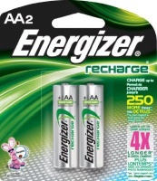 Energizer Recharge NH15BP2 Universal NiMH AA 1400mAh Battery Photo