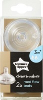 Tommee Tippee - Closer to Nature Medium Flow Teat - 3m Photo