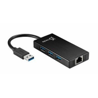 J5 Create JUH470 3 Port USB 3.0 Hub with Gigabit Lan Port Photo