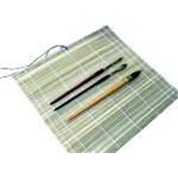 Essentials Studio Chinese Painting - Bamboo Roll Up Brush Mat Photo