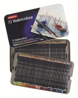 Derwent Watercolour Pencils - 72 Metal Tin Set Photo
