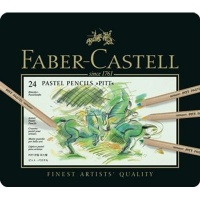 Faber Castell Pitt Pastel Pencil - Metal Tin Set of 24 Photo