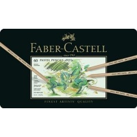 Faber Castell Pitt Pastel Pencil - Metal Tin Set of 60 Photo