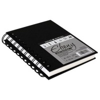 Daler Rowney Ebony Hardback Spiral Sketchbook Portrait A6 Photo