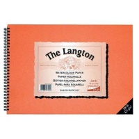 Daler Rowney Langton Spiral Pad - Orange Cover Photo