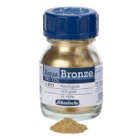 Schmincke Aqua Bronze Powder - 20ml - Rich Gold Photo
