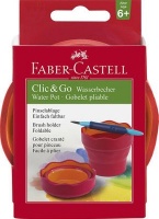 Faber Castell Faber-castell Clic & Go Cups - Red Orange Photo