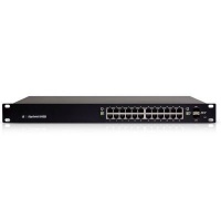 Ubiquiti Networks ES-24-250W network switch Managed L2/L3 Gigabit Ethernet Black 1U Power over Ethernet Photo