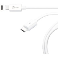 J5 Create j5create 1.8m USB2.0 C - MicroUSB2.0 B USB cable Micro-USB White Type-C to Micro-B Cable 1.8m Photo