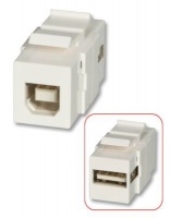 Lindy USB Type-A to Type-B Keystone Photo