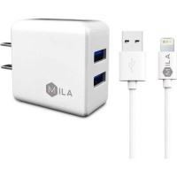 Port Designs Port Dual USB Wall Charger with Lightning Cable Photo